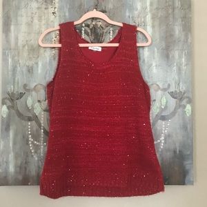 Calvin Klein Sleeveless Sweater. Size XL